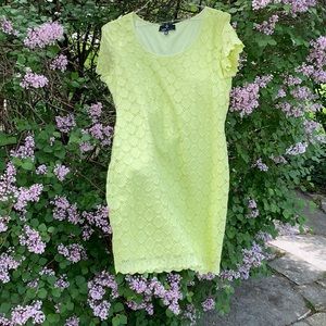 Lime green dress
